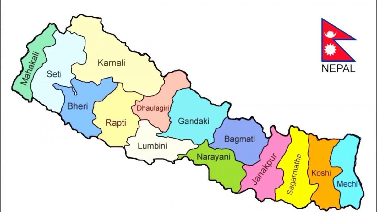 Непал карта нови