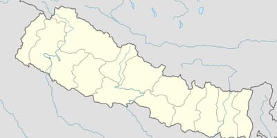 Карта Непала вектор